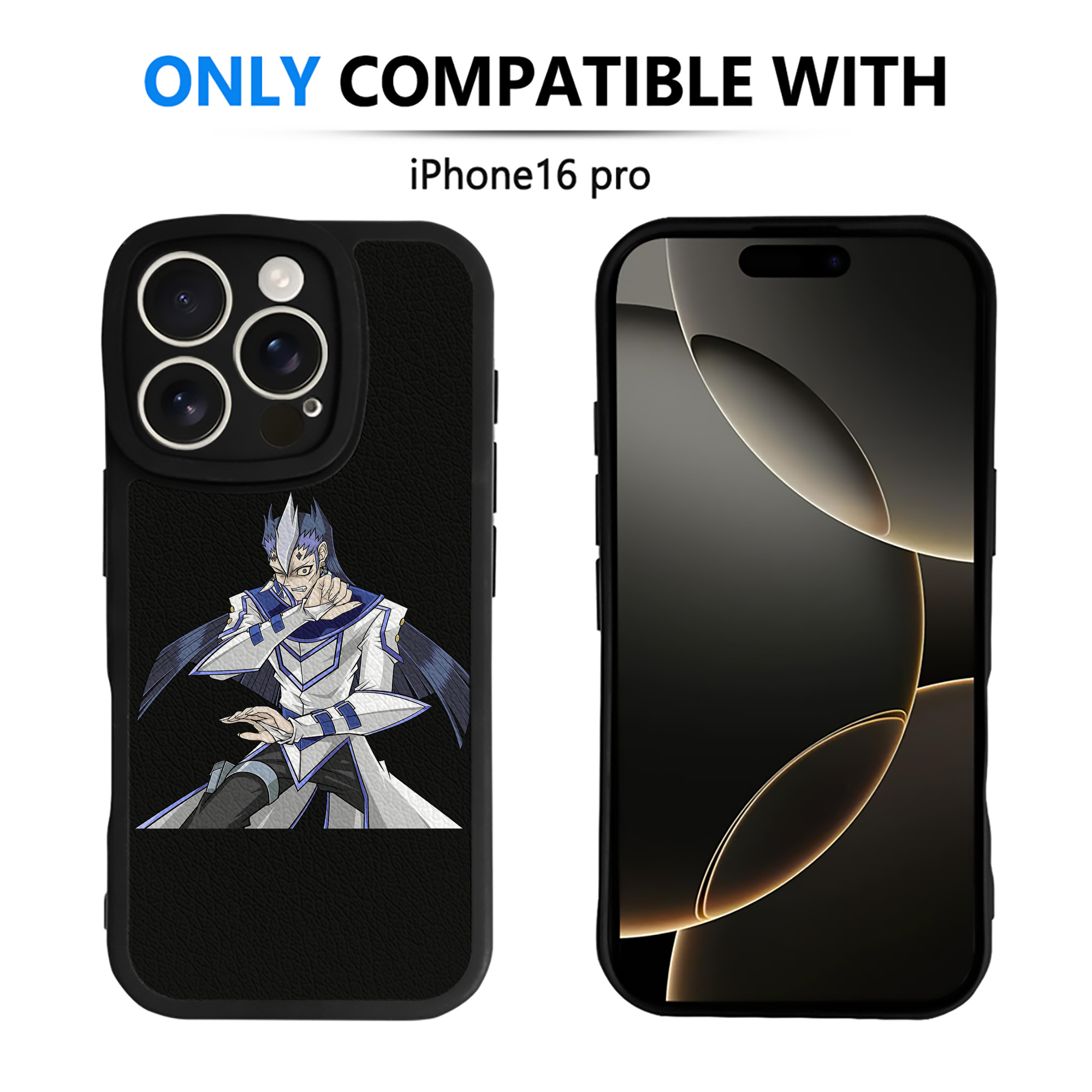 （画像用） 遊☆戯☆王 Yu-Gi-Oh! 【iPhone 16シリーズ対応】シリコンスマホケース（レザー調） 材質：シリコン